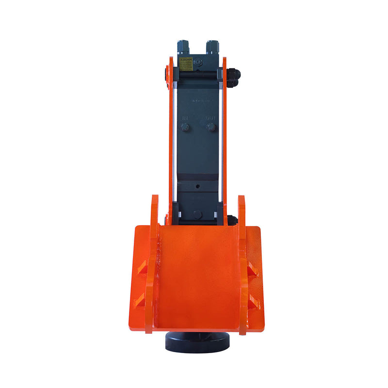 TMG Industrial Excavator Hydraulic Post Pounder, 700 Ft-lb Energy Class, 500-900 BPM,  8” Post Capacity, 4-7 Ton Excavator, TMG-EPD700