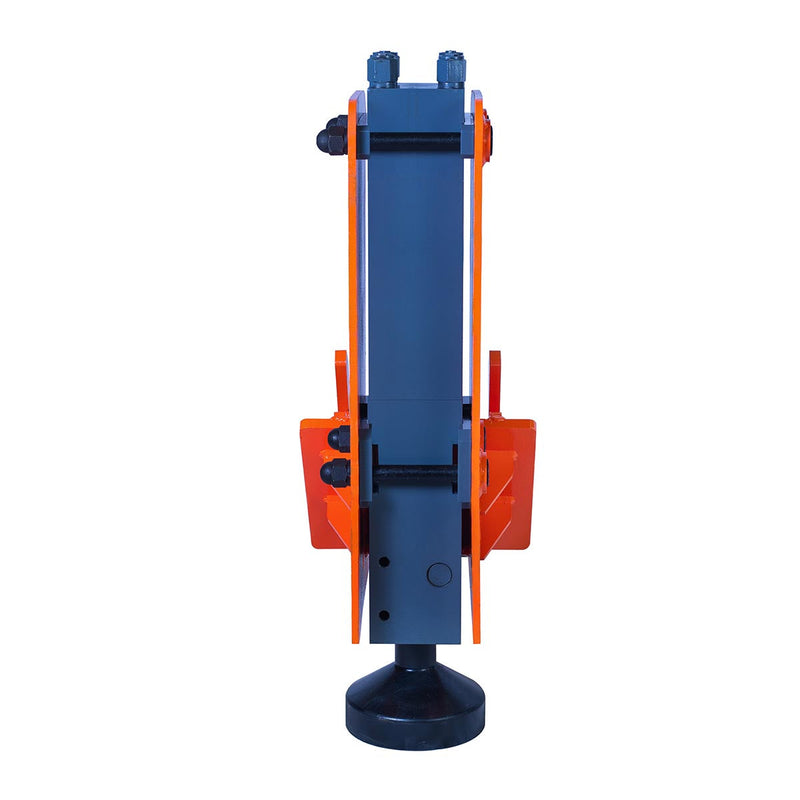 TMG Industrial Excavator Hydraulic Post Pounder, 700 Ft-lb Energy Class, 500-900 BPM,  8” Post Capacity, 4-7 Ton Excavator, TMG-EPD700