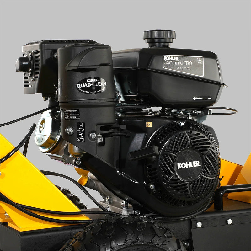 15-inch 14hp 429cc KOHLER E-Start Stump Grinder with Tow Bar; Model SG380