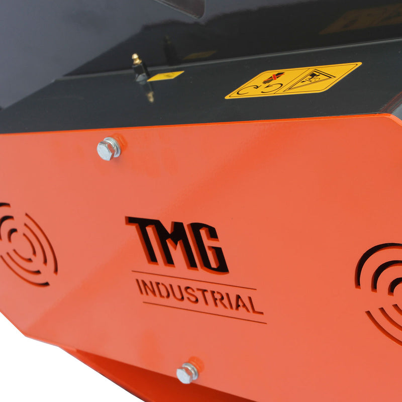 TMG Industrial 40" Excavator Brush Flail Mower, 6 to 8-ton Carrier, 16-21 GPM, TMG-EFM40