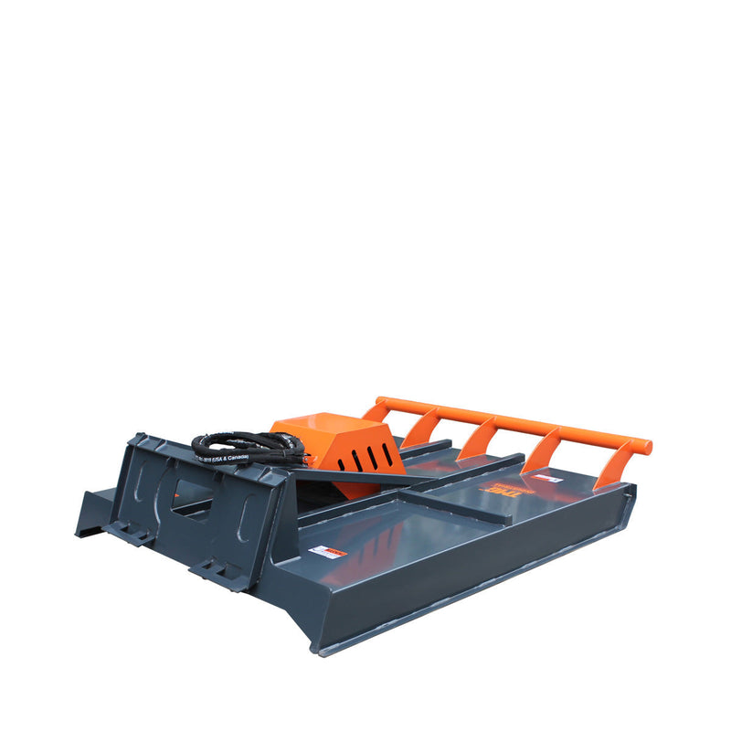 TMG-SBC75 72'' Skid Steer Triple-Blade Brush Cutter, Direct Drive, 4'' Cut Capacity, Front Push Bar, 16-21 GPM