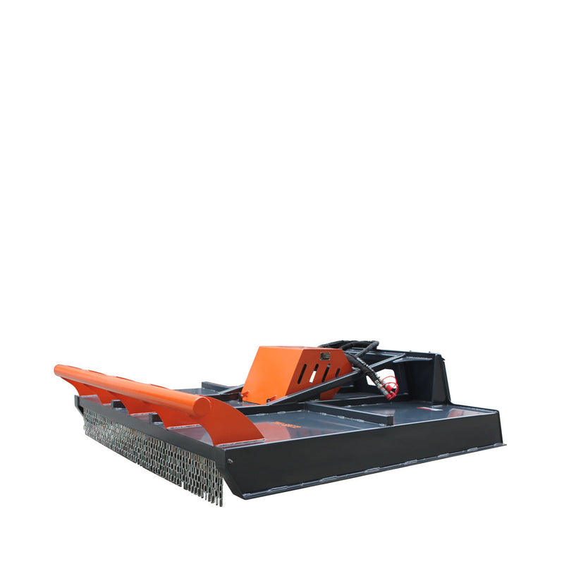 TMG-SBC75 72'' Skid Steer Triple-Blade Brush Cutter, Direct Drive, 4'' Cut Capacity, Front Push Bar, 16-21 GPM