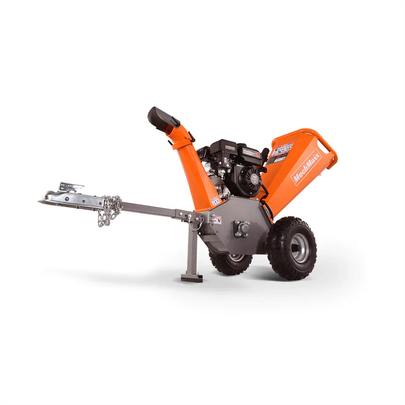 4 inch Rato 212cc 7hp Gas Engine Powered Wood Chipper with Towbar; Model GS650