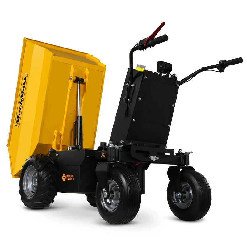 1100 lb 1000W DC Motor 48V Battery Powered Hydraulic Tipping Dump Cart; Model: EH50