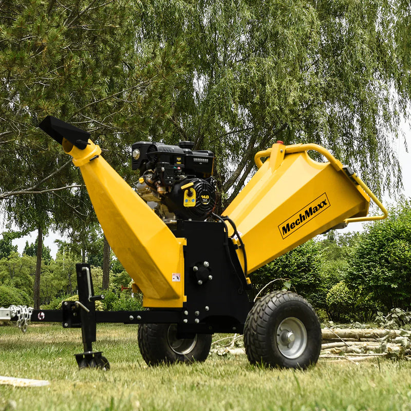 6 inch E-start B&S VANGUARD 408cc  14hp Gasoline Engine Powered Drum Wood Chipper; Model P4206