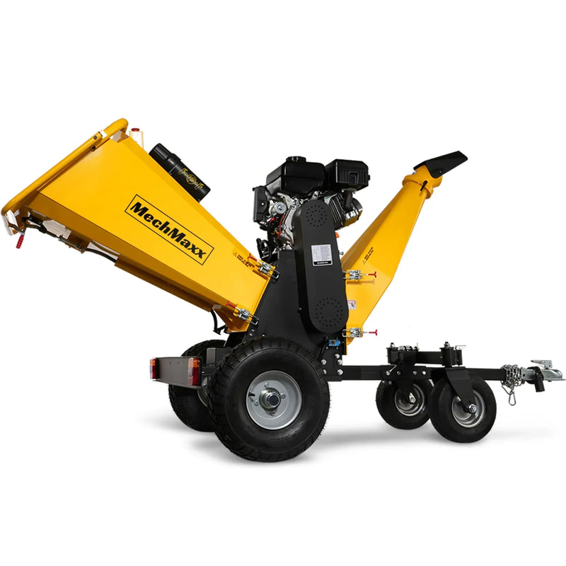 110804deposit 6 inch E-start Kohler 429cc 14hp Gas Powered 4 - Wheel Drum Wood chipper with Taillight; Model B150