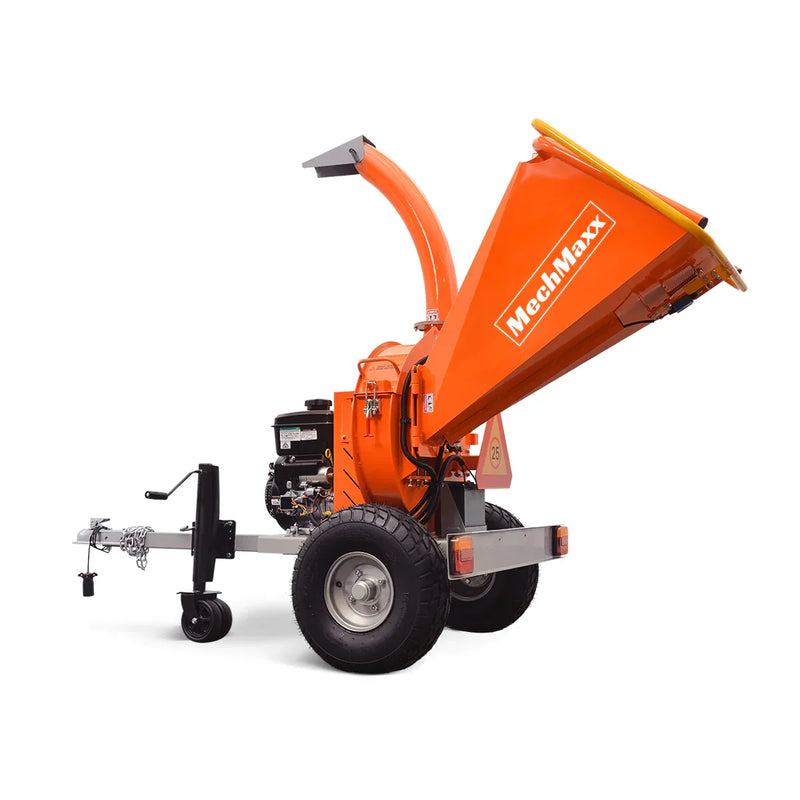 5 inch E-stat B&S VANGUARD 408cc  14hp Gasoline Engine Powered Disc Wood Chipper with Taillight; Model P4205