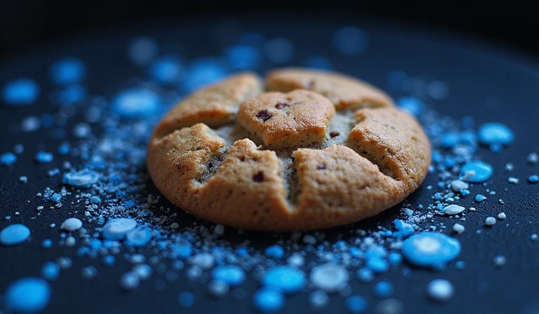Digital cookies illustration
